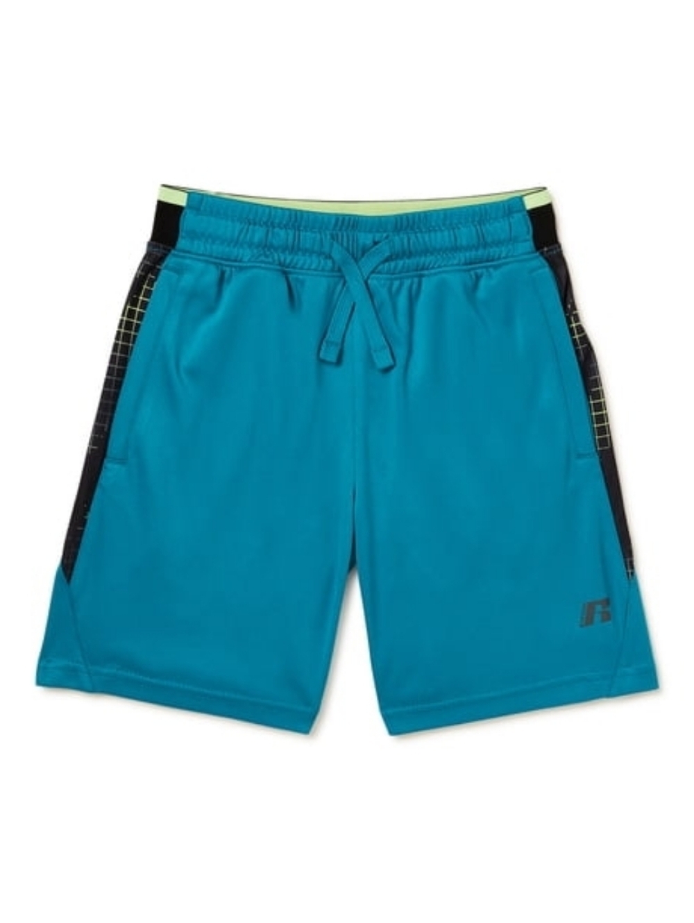 Russell Athletic Boys Solid Teal Blue Shorts Size XS (4-5) Gentle Pre-Owned